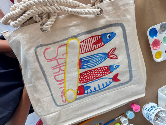 GATHER AND GROW: FALL CANVAS BAG PAINTING