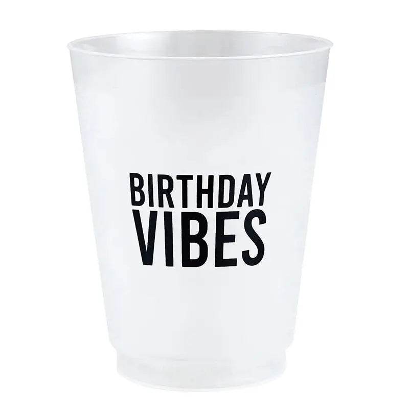 Birthday Vibes Frosted Cup
