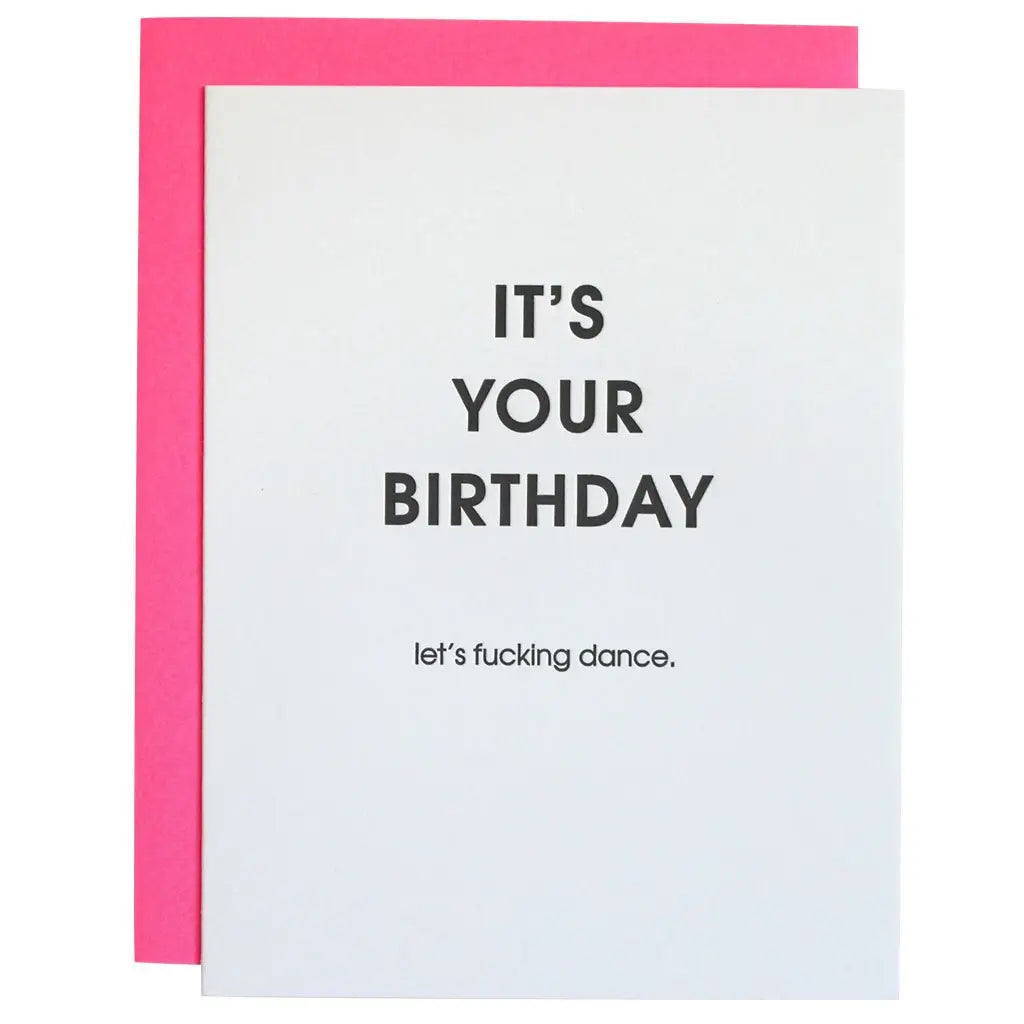 It's Your Birthday Let's Dance - Birthday Card
