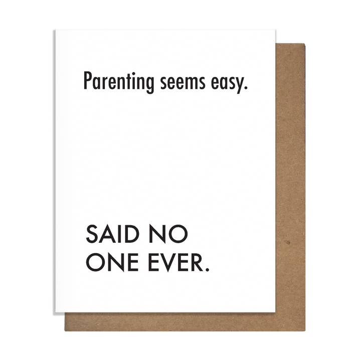 Easy Parenting - New Parent Card