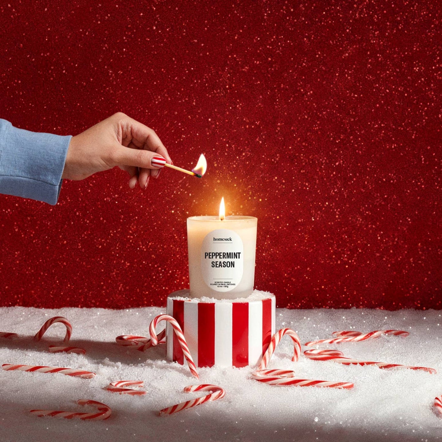 Peppermint Season Candle