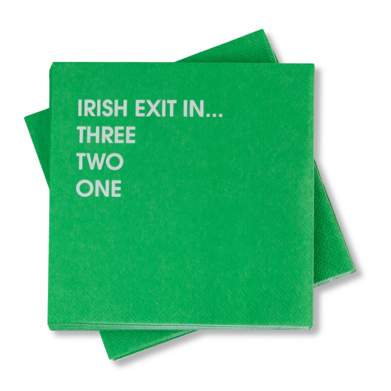 Irish Exit Napkins