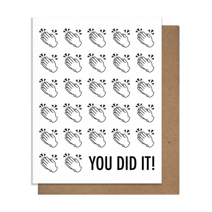 Hand Clap - Congratulations Card