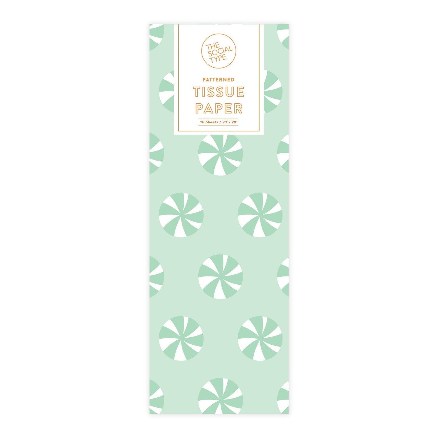 Peppermint Holiday Tissue Paper