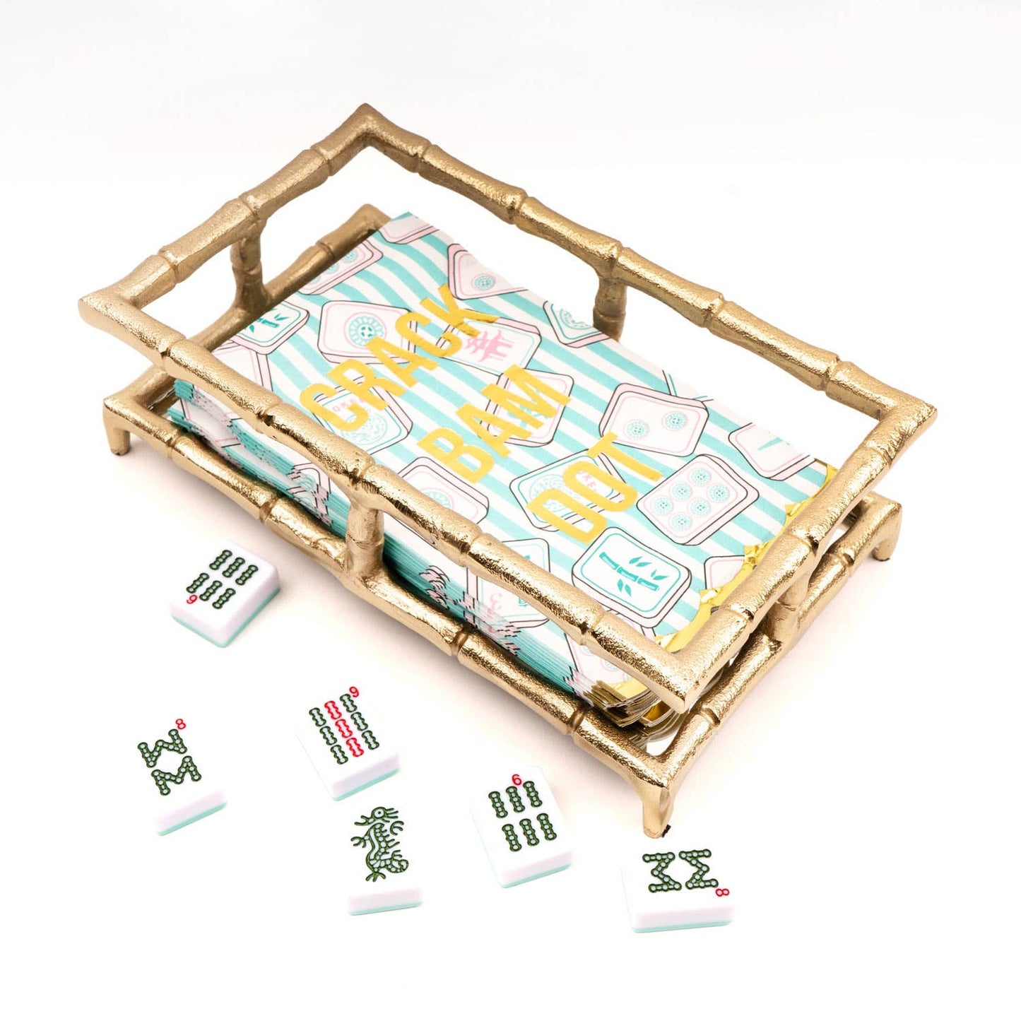 Mahjong Stripe Paper Guest Towels