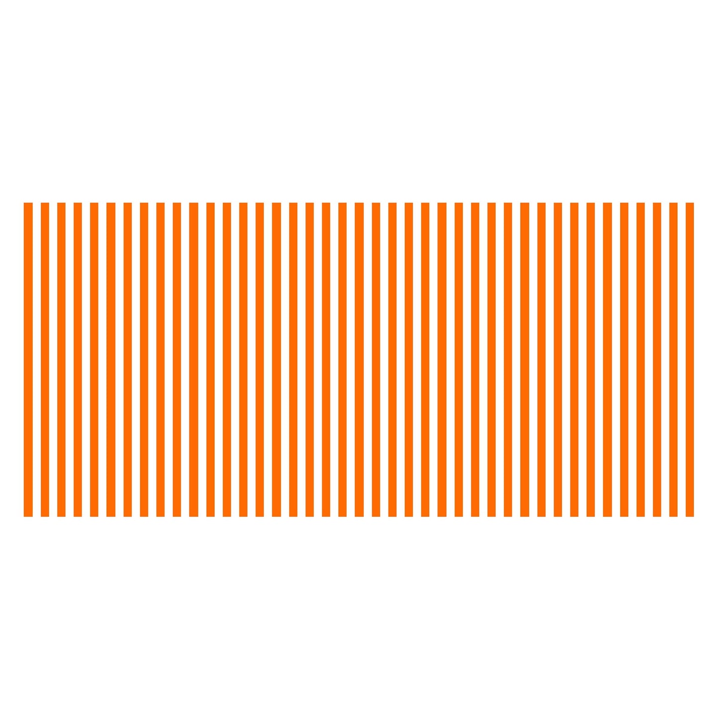 Orange Striped Tablecloth