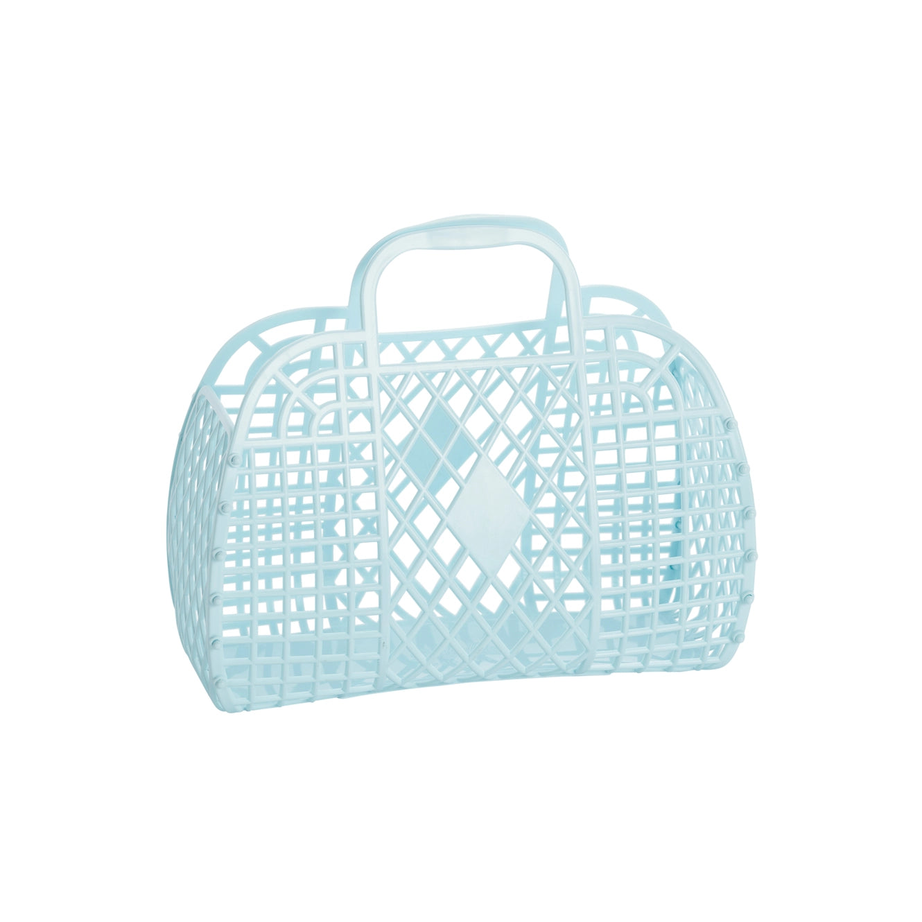 Retro Small Jelly Basket - Blue