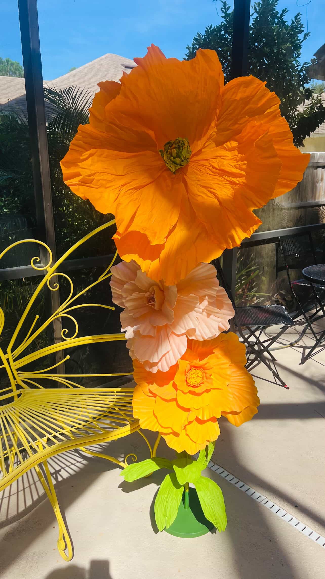 Italian Crepe Paper Sunflower making Workshop October 17, 7 p.m. - 8:30 p.m.