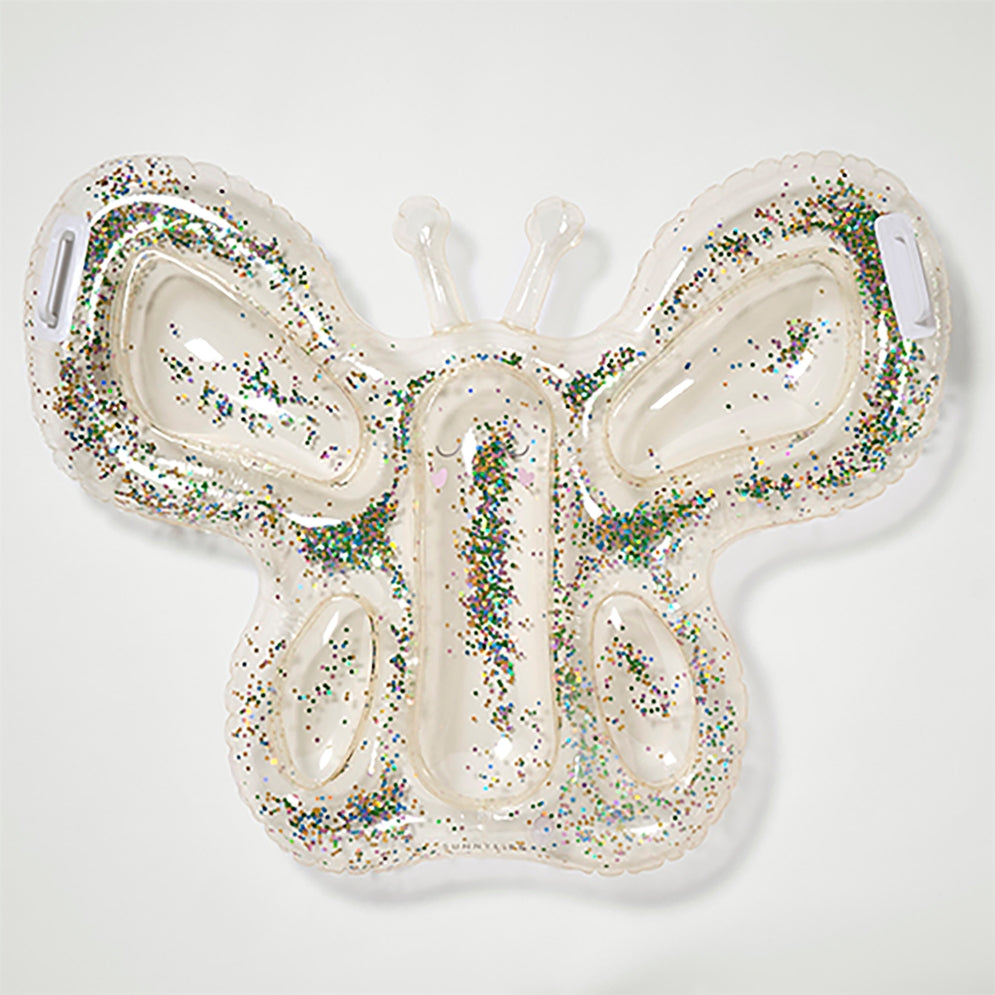 Kids Lie-On Float Cotton Candy Glitter