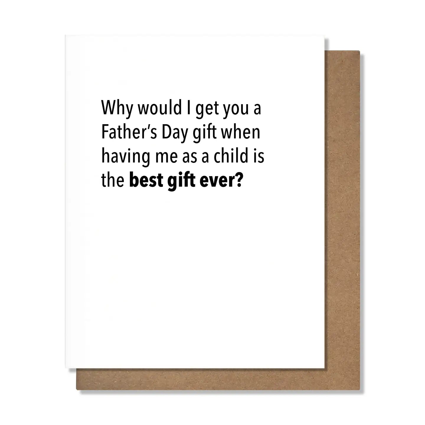 Me as a Child Father's Day Card