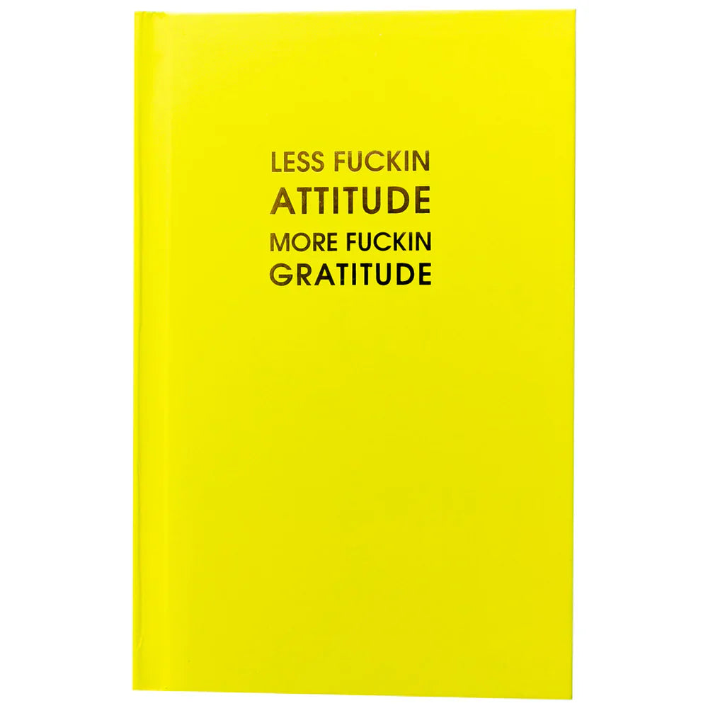 Less Fuckin Attitude More Fuckin Gratitude Bright Journal