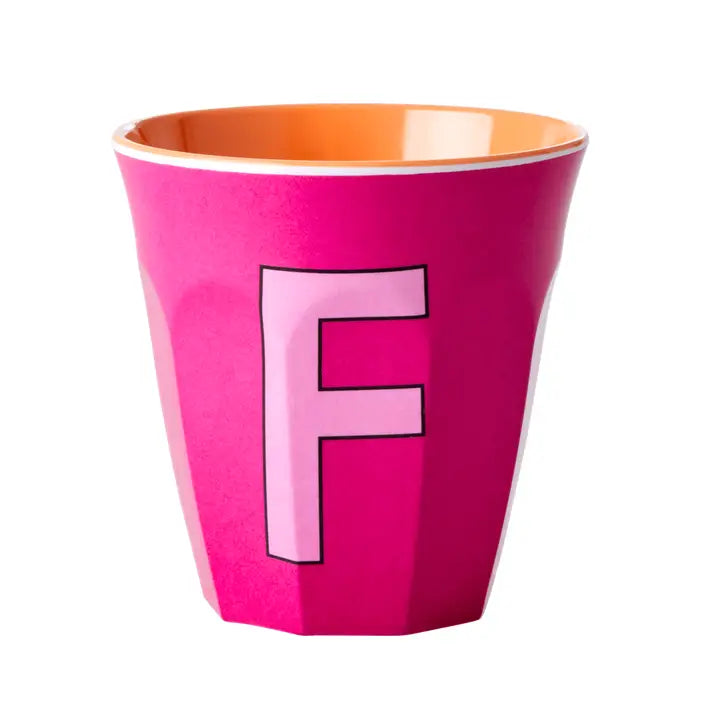 Reuseable Cup 8.4oz Letter F