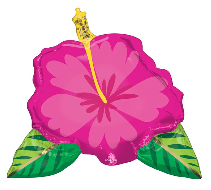 27" Tropical Hibiscus Balloon