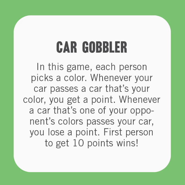 On-The-Go: 50 Cool Things To Do in the Car