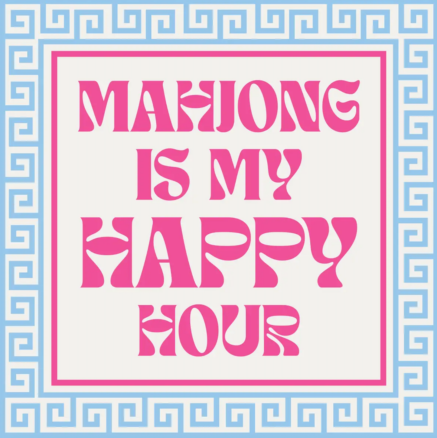 Mahjong Happy Hour Cocktail Napkins