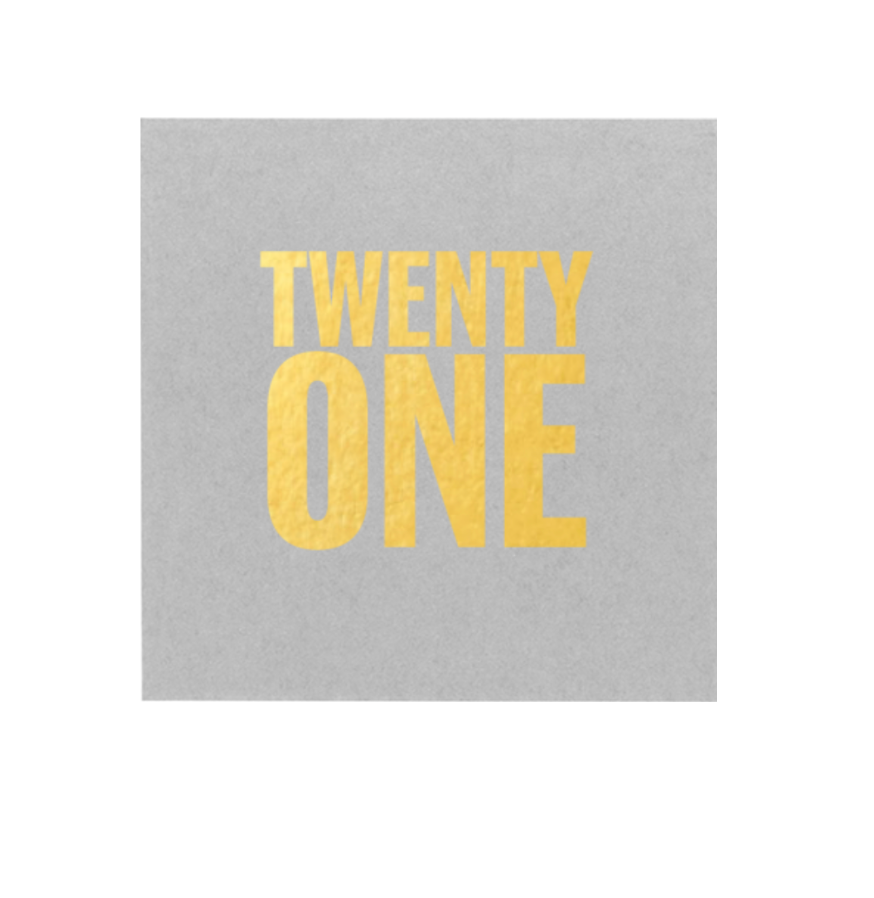 Socially Seri by The Social Society Twenty One Napkins