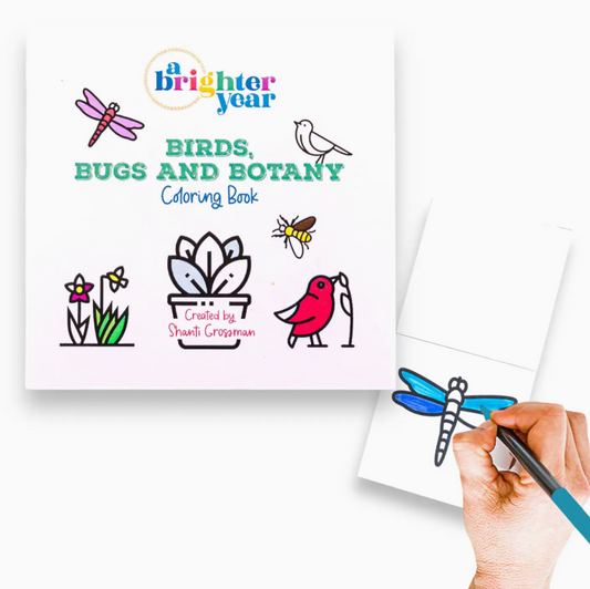 Birds, Bugs and Botany Mini Coloring Book