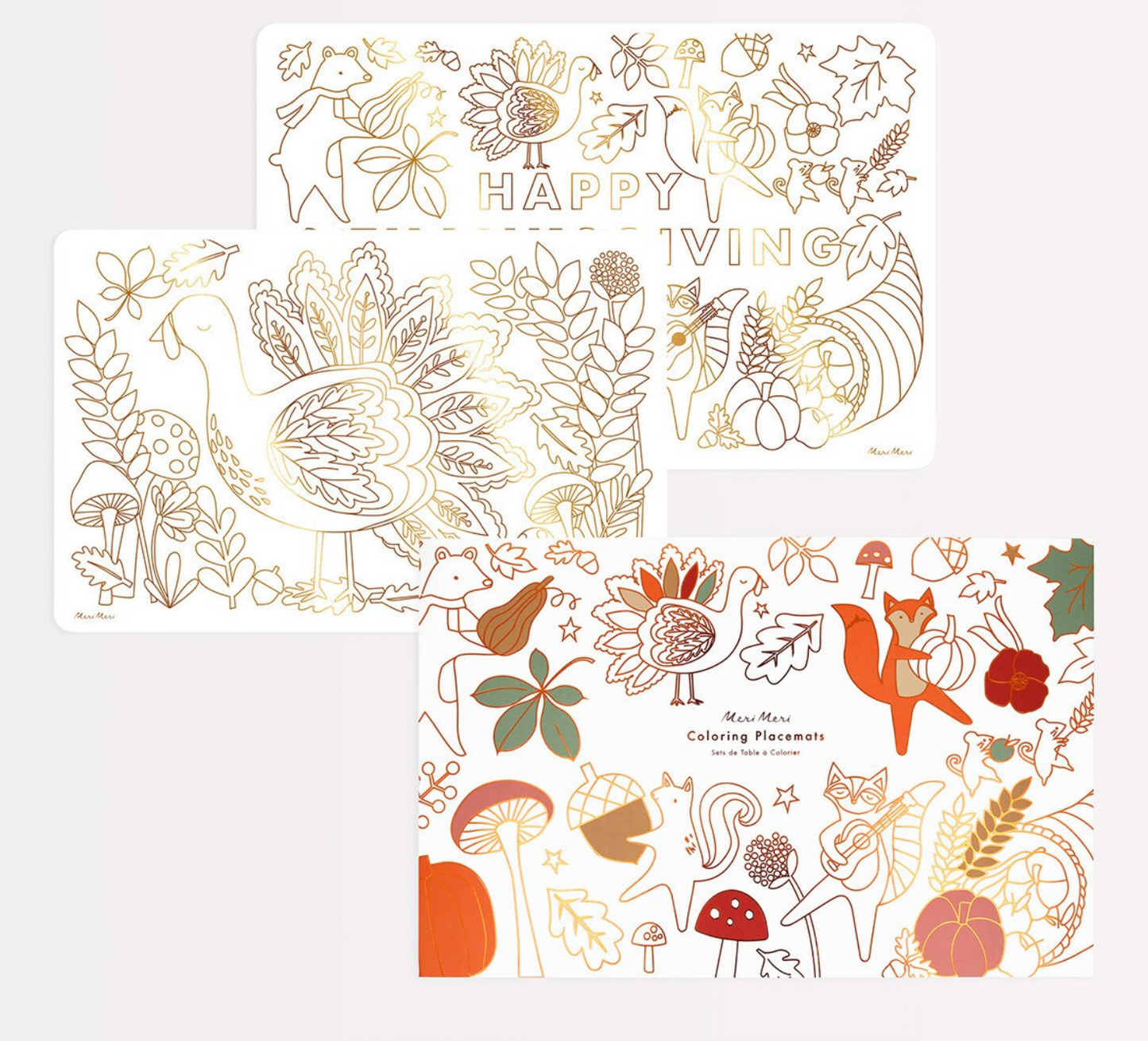 Thanksgiving Coloring Placemats