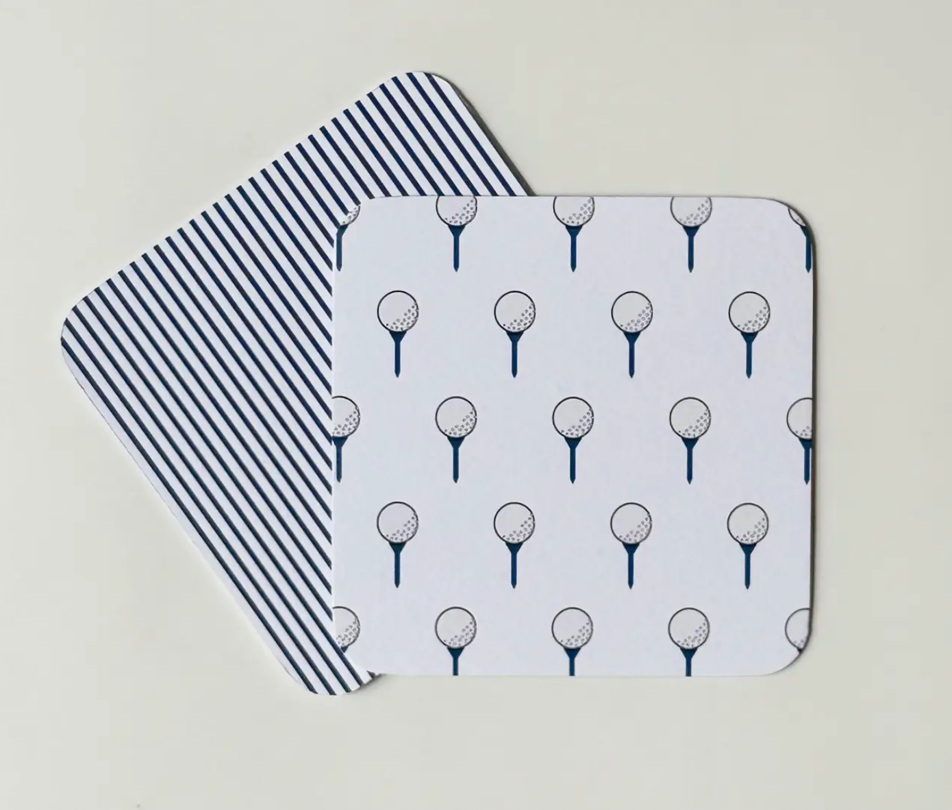 Golf Tee Paper Coasters