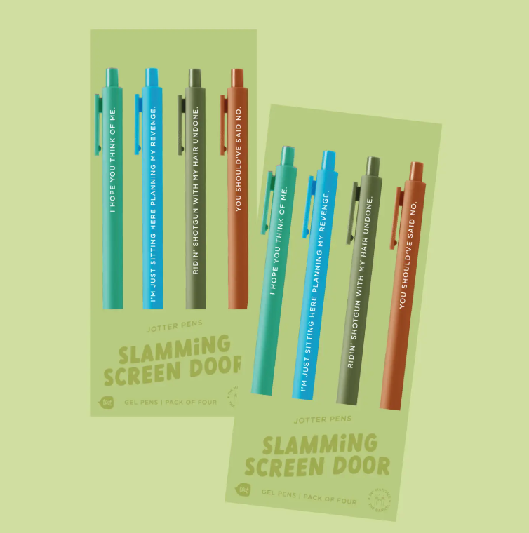 Slamming Screen Door Swiftie Jotter Pens