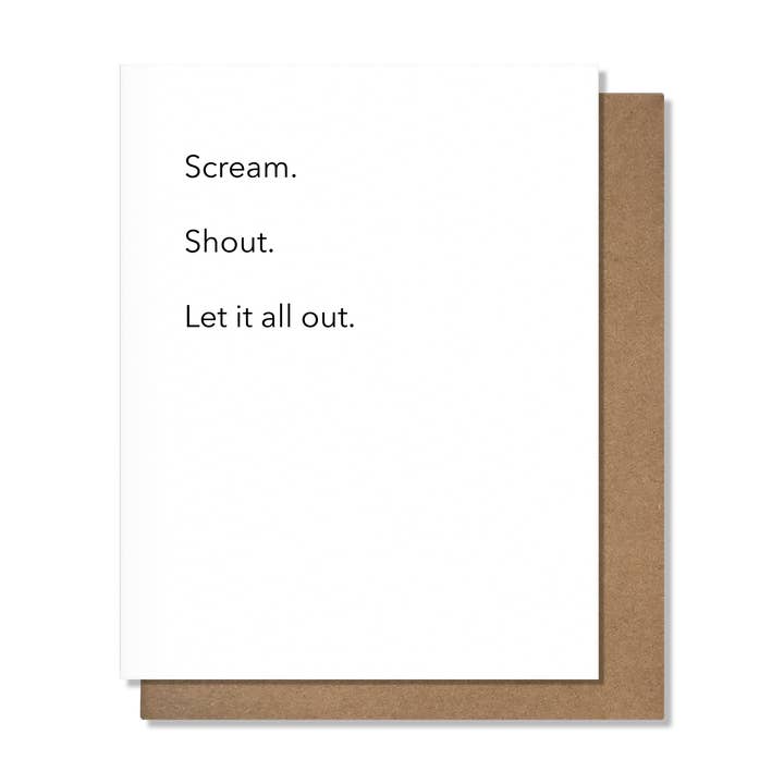 Scream & Shout - Empathy Card