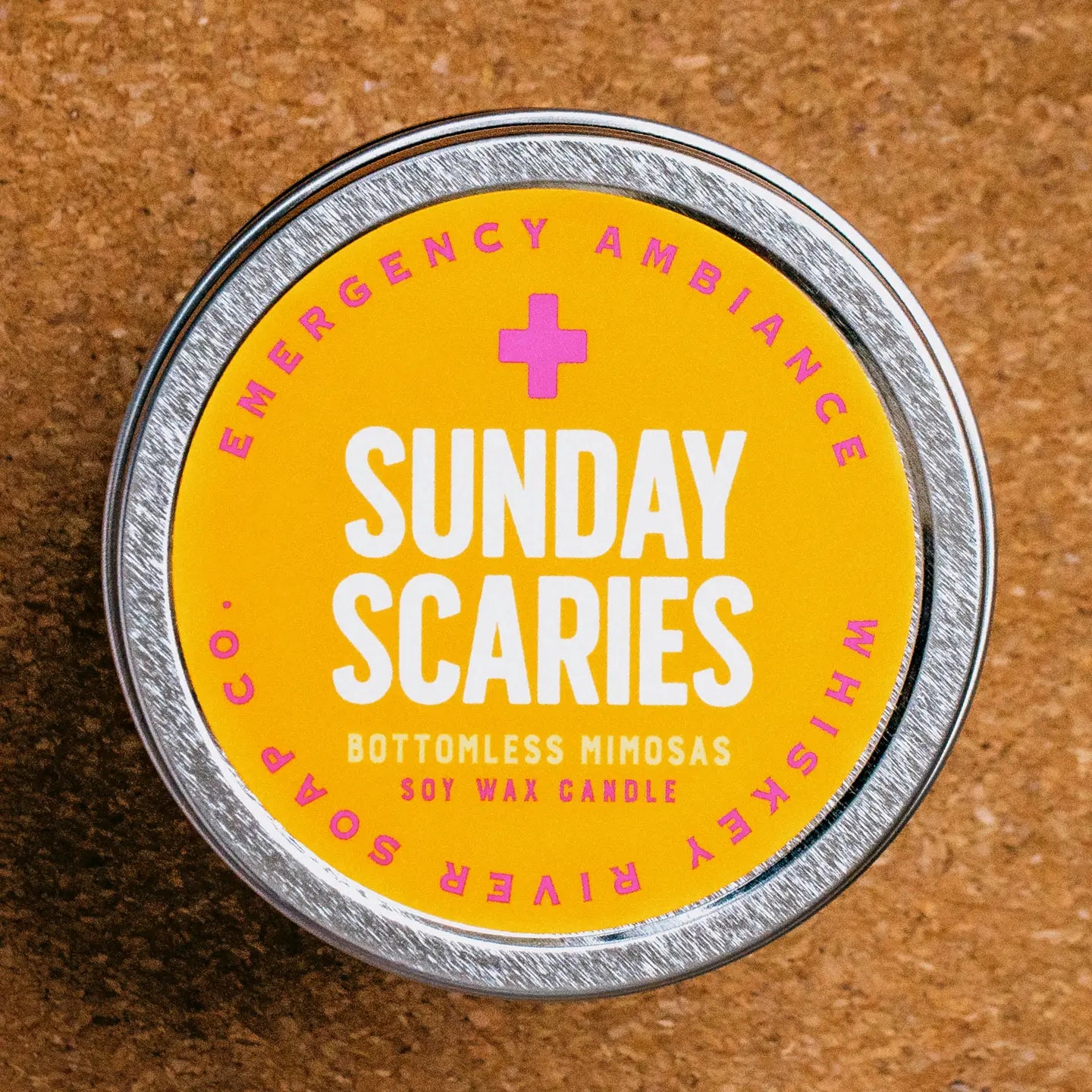 Sunday Scaries Emergency Ambiance Travel Candle Tin