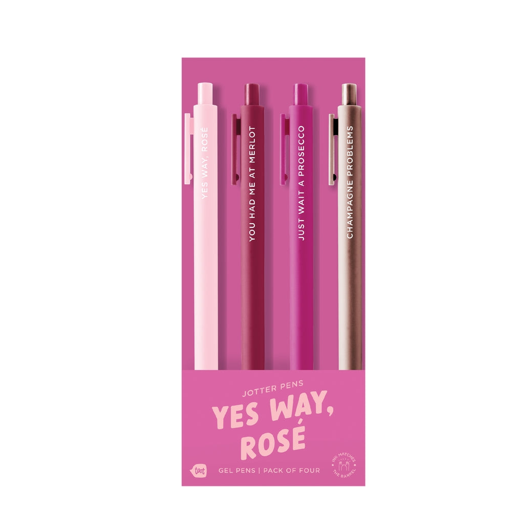 Jotter Pen Set Yes Way Rose