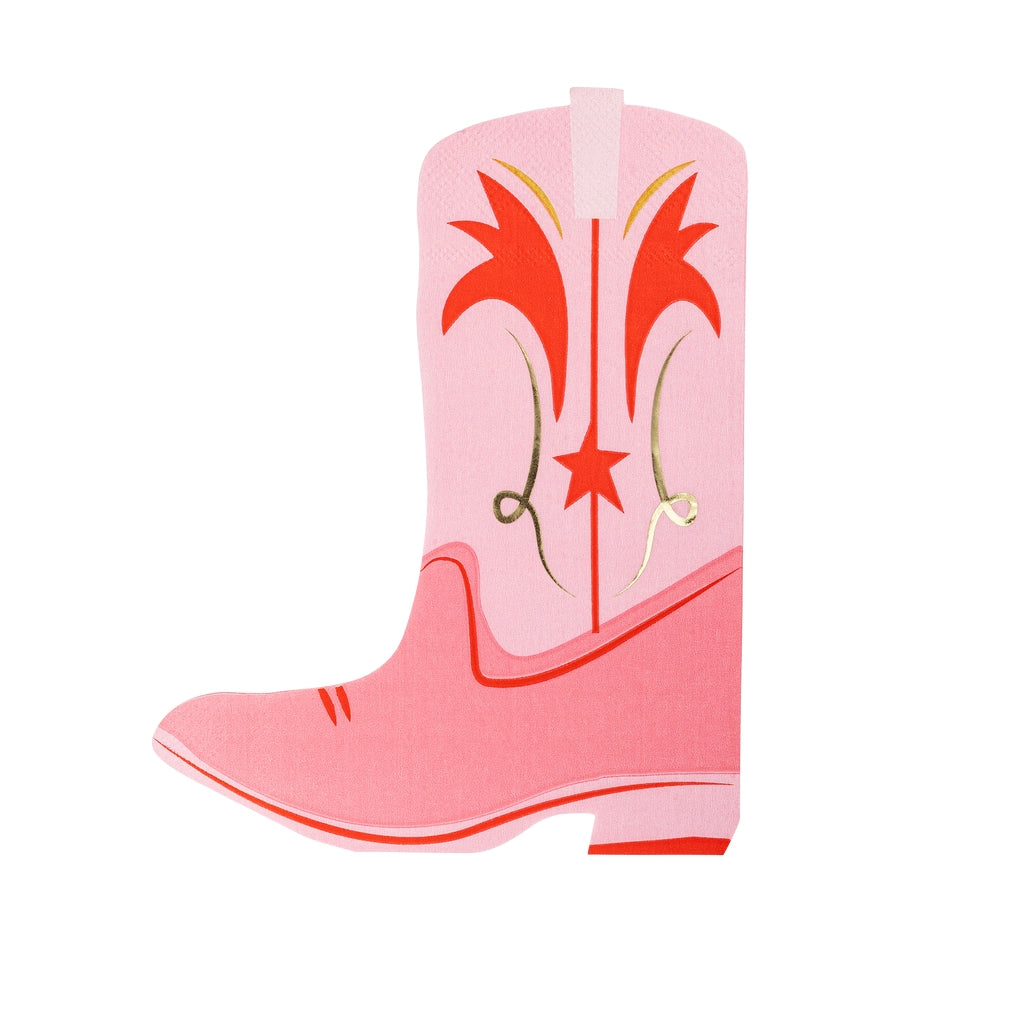 Boot Shaped Paper Dinner Napkin