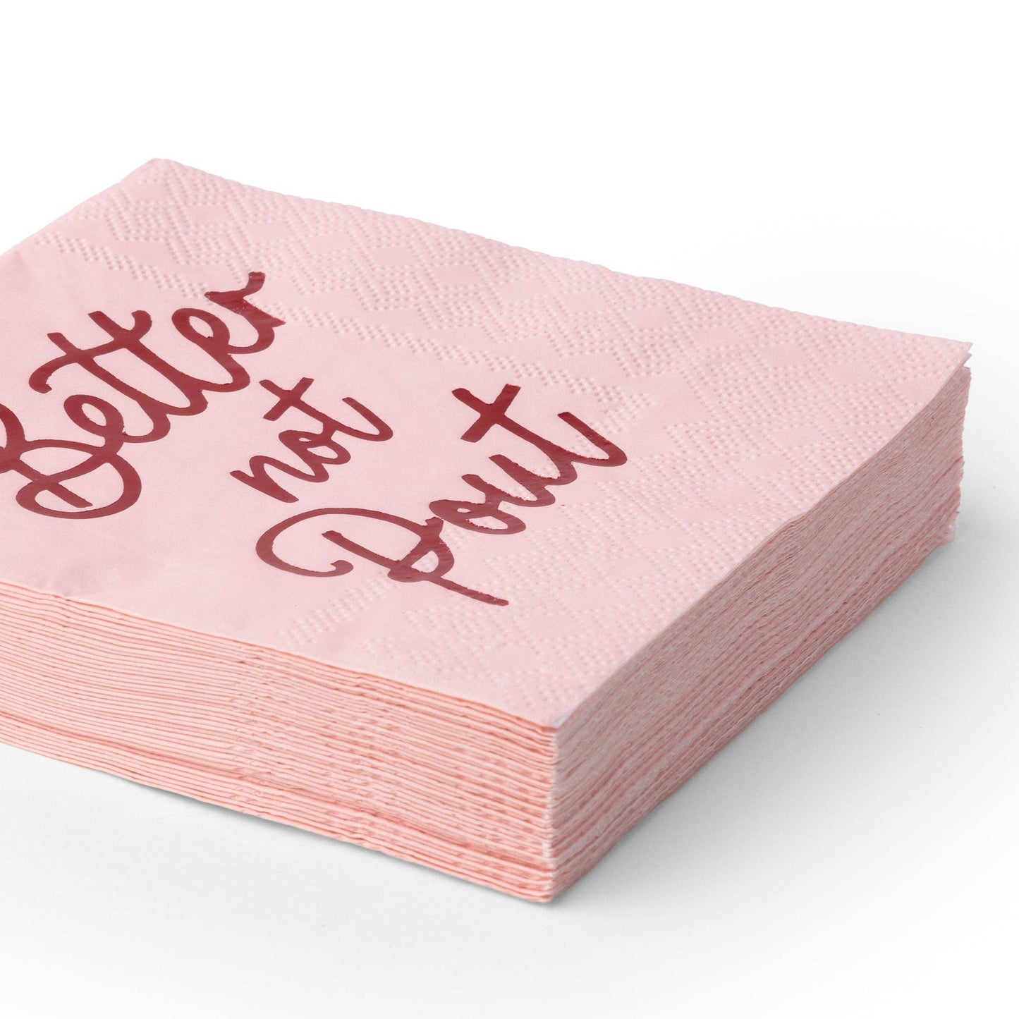 Better Not Pout Cocktail Napkins