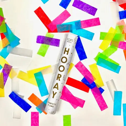 Confetti Fling 6" "Hooray"