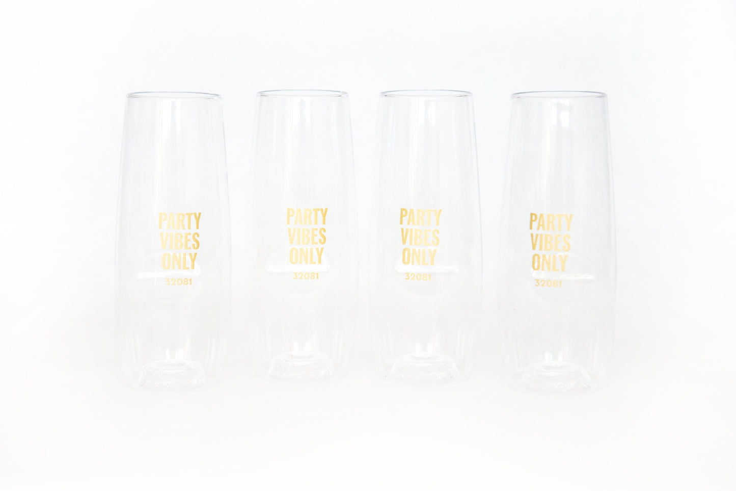 Shatterproof Champagne Glasses - Set of 4