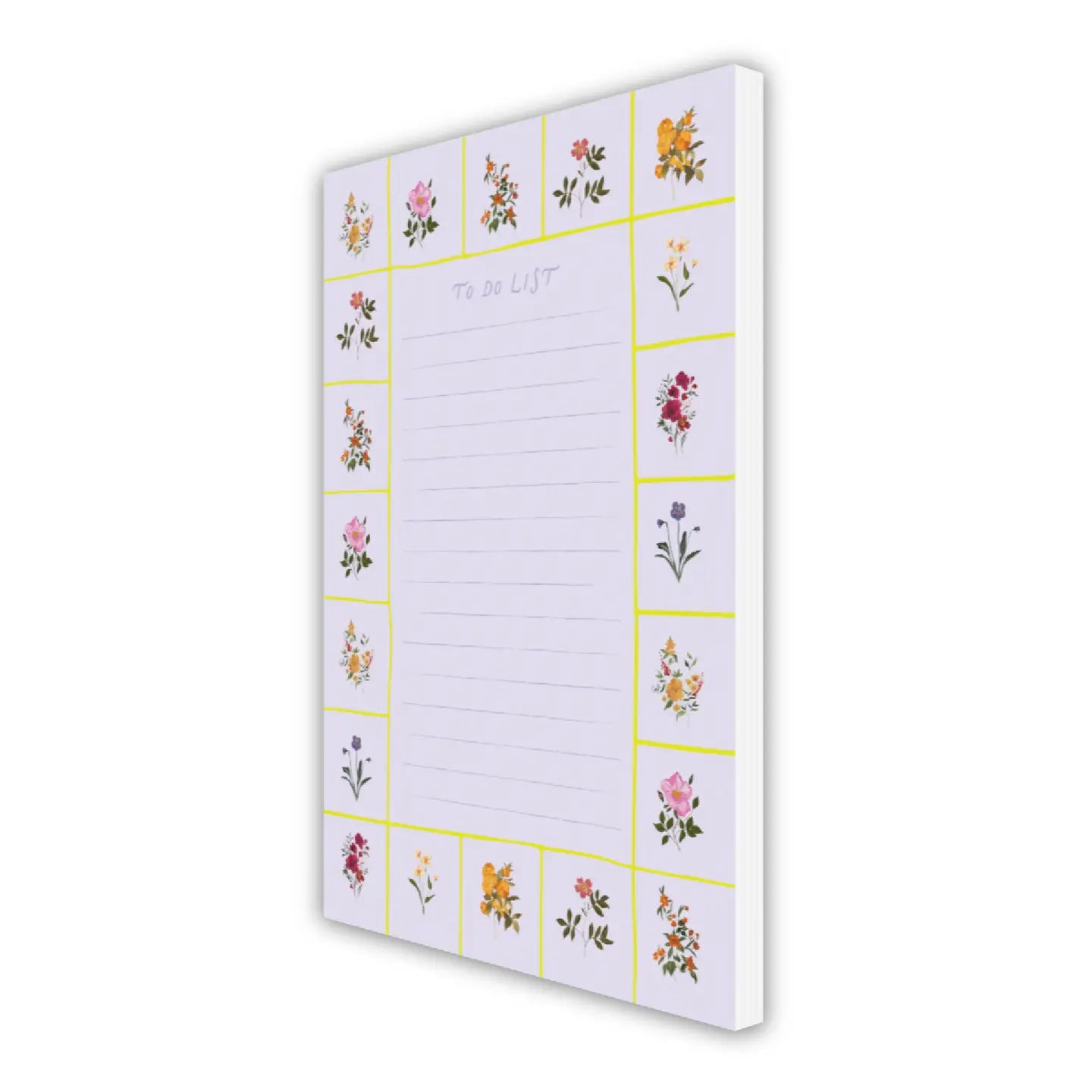 Floral To Do List Notepad