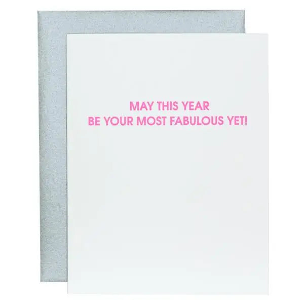 May This Year Be Your Most Fabulous - Birthday Card