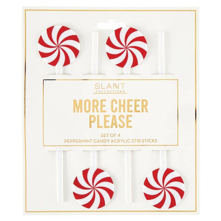 Peppermint Acrylic Stir Sticks