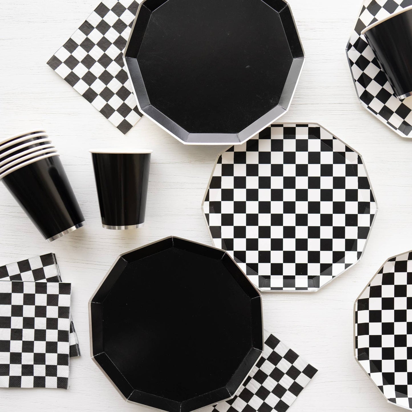 Black Matte Party Cups