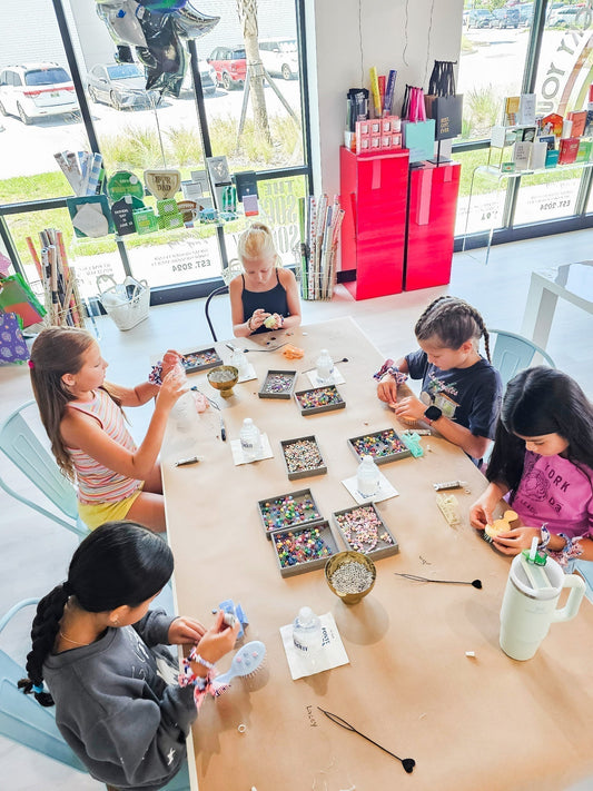 KIDS CRAFTING AT THE SOCIAL SOCIETY