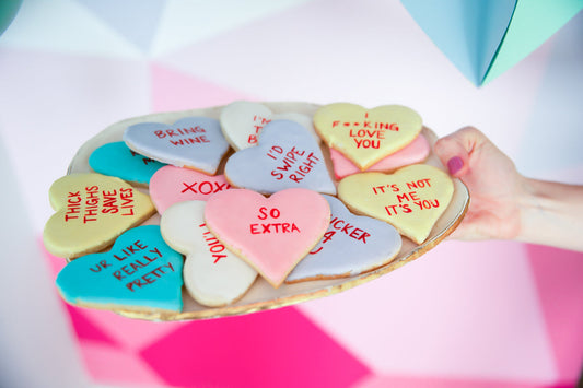 DIY Heart Cookie Night with the Girls