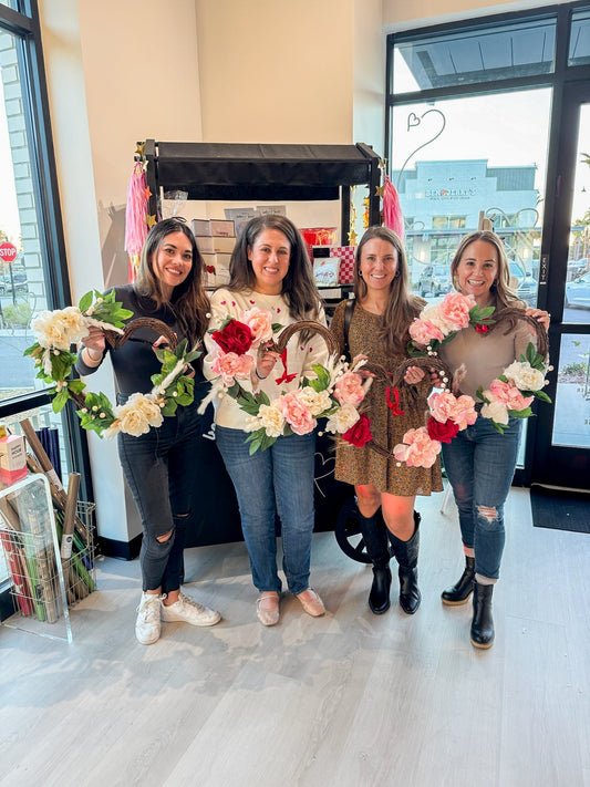 FLORAL HEART WREATH-MAKING WORKSHOP