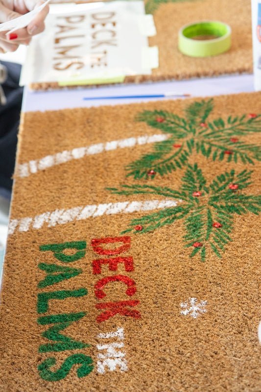 HOLIDAY DOORMAT PAINTING PARTY