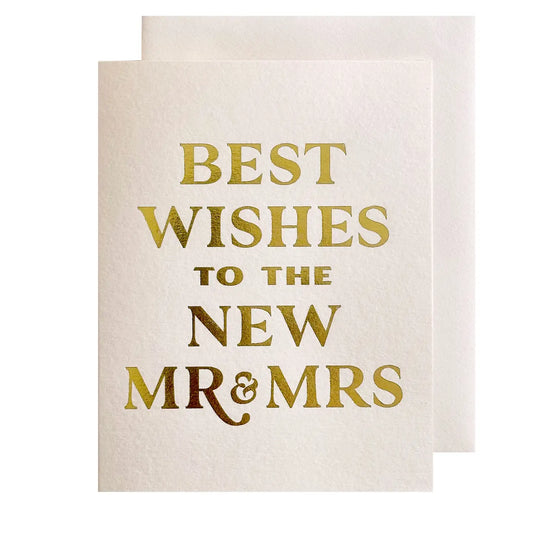 Best Wishes - Wedding Card