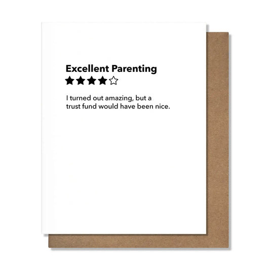 Excellent Parenting Card