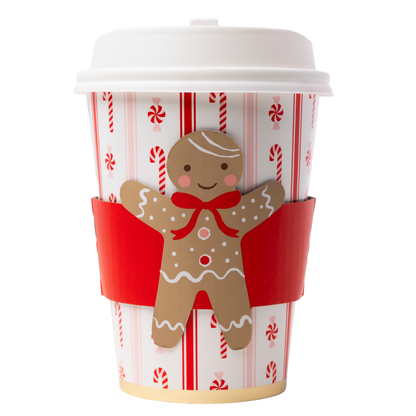 Sweet Gingerbread Hot Coffee & Cocoa Cups
