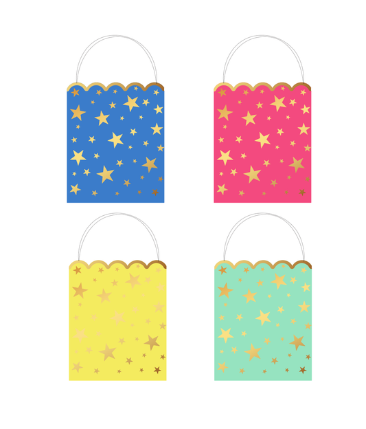 Rainbow Star Favor Bags