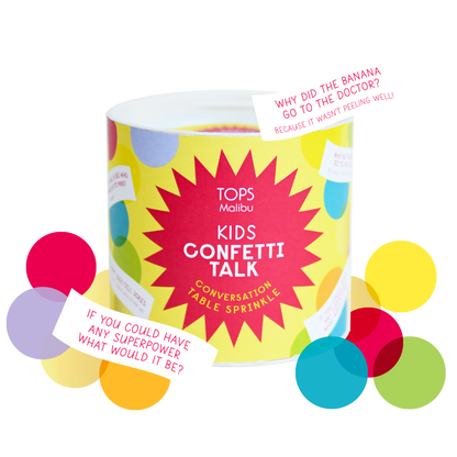 Confetti Talk Conversation Table Sprinkles for Kids