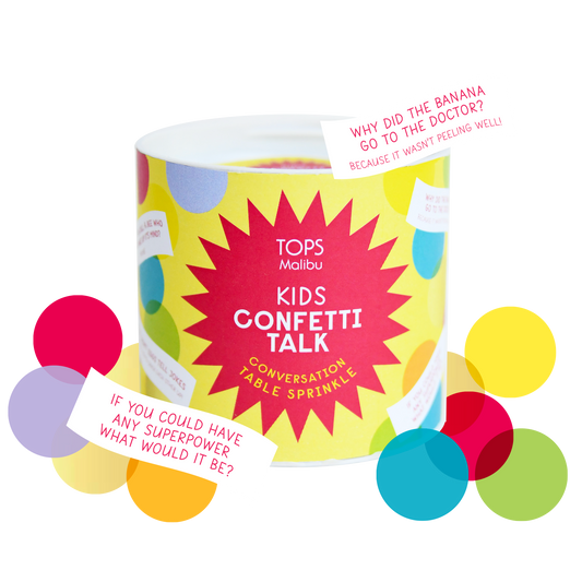 Confetti Talk Conversation Table Sprinkles for Kids