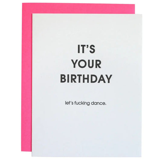 It's Your Birthday Let's Dance - Birthday Card