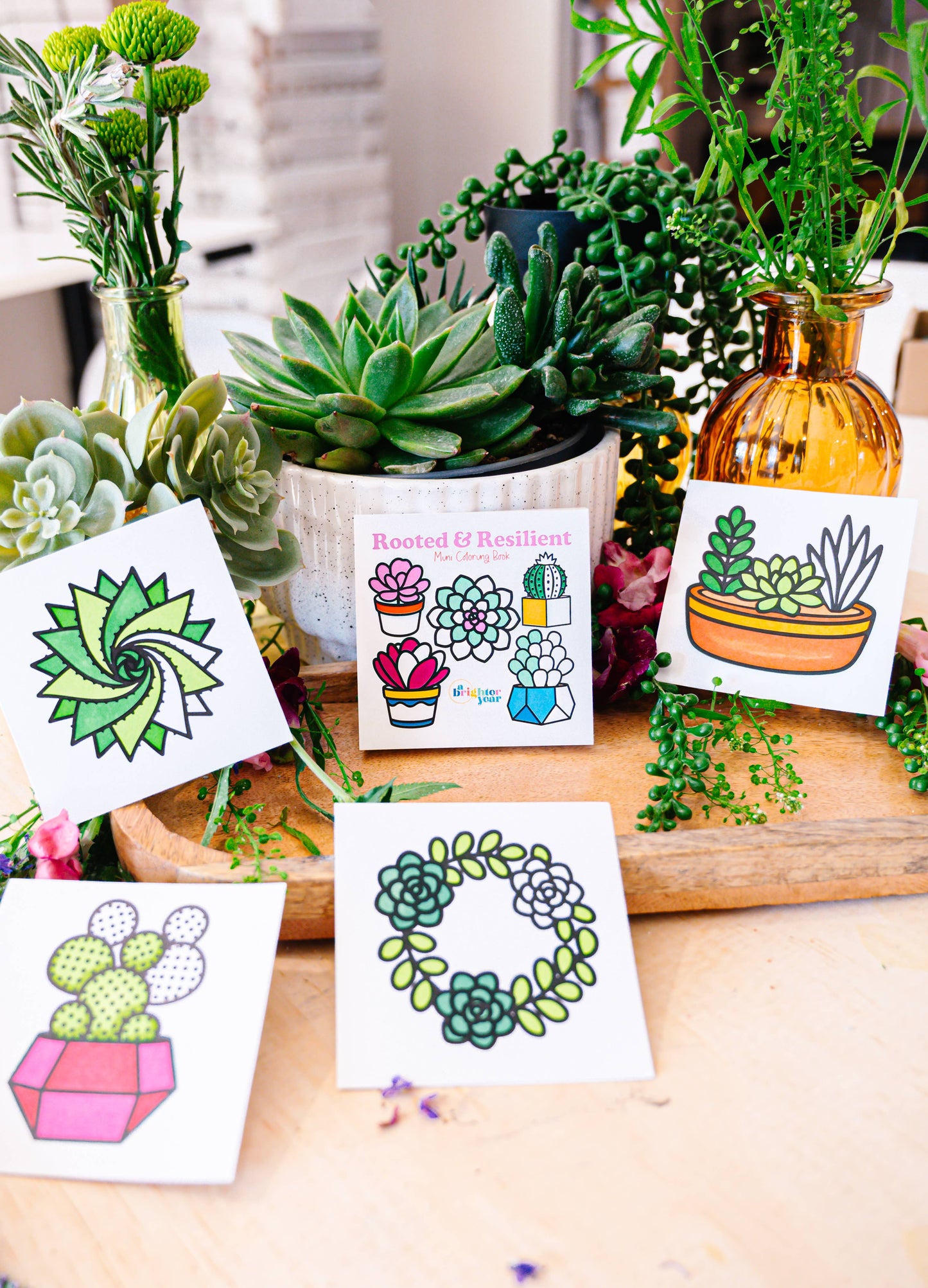 Rooted & Resilient Mini Coloring Book