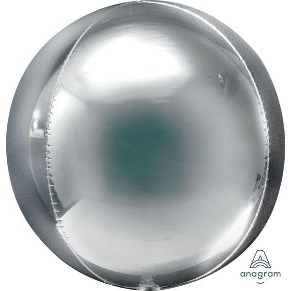 16" Orbz Balloon - Silver