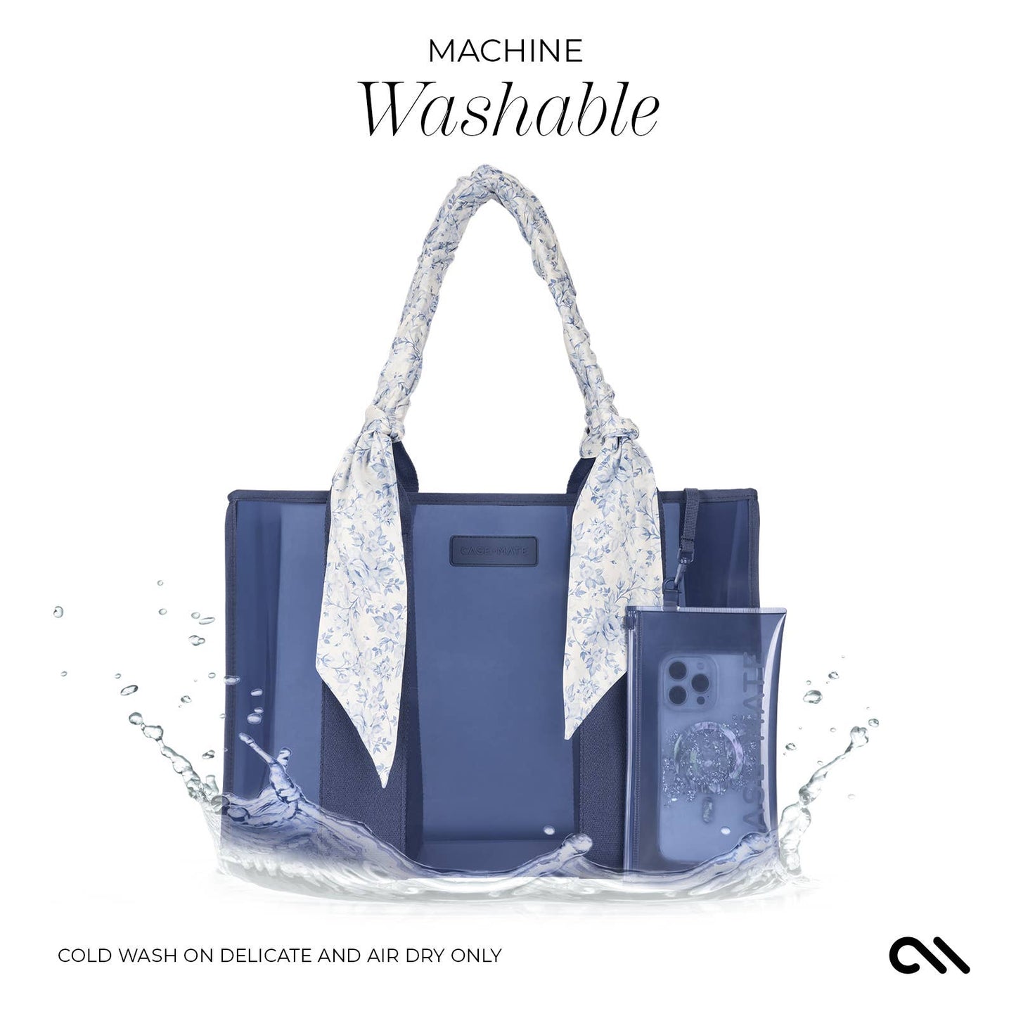 Navy Twilly Jelly Tote Bag