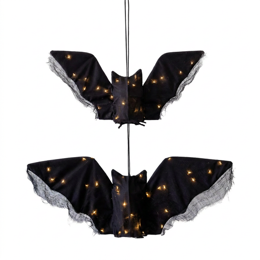 Hanging Light up Fabric Bat Set